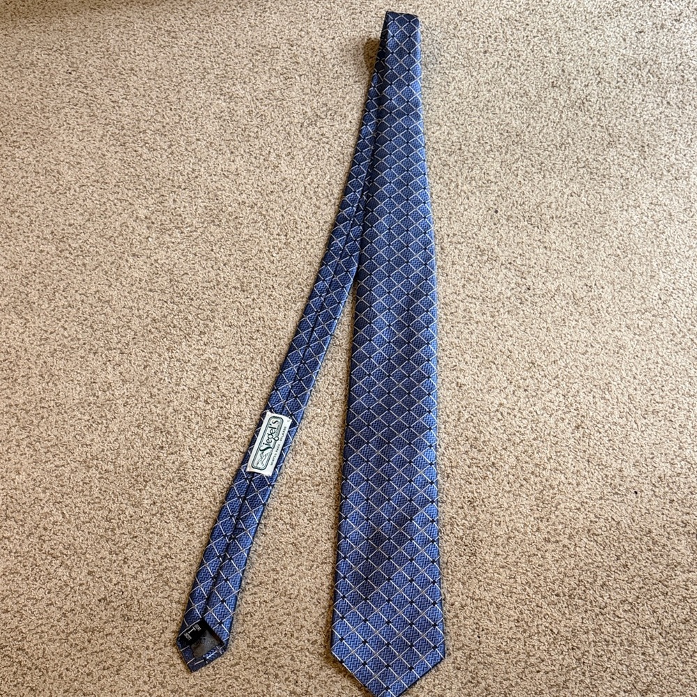 Robert Talbott Blue Patterned Tie - image 1
